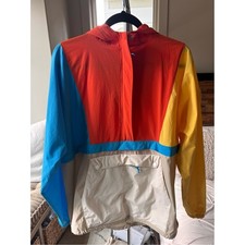 Teddy Fresh Colorblock Pullover Windbreaker Jacket Y2K Streetwear gorpcore Sz L