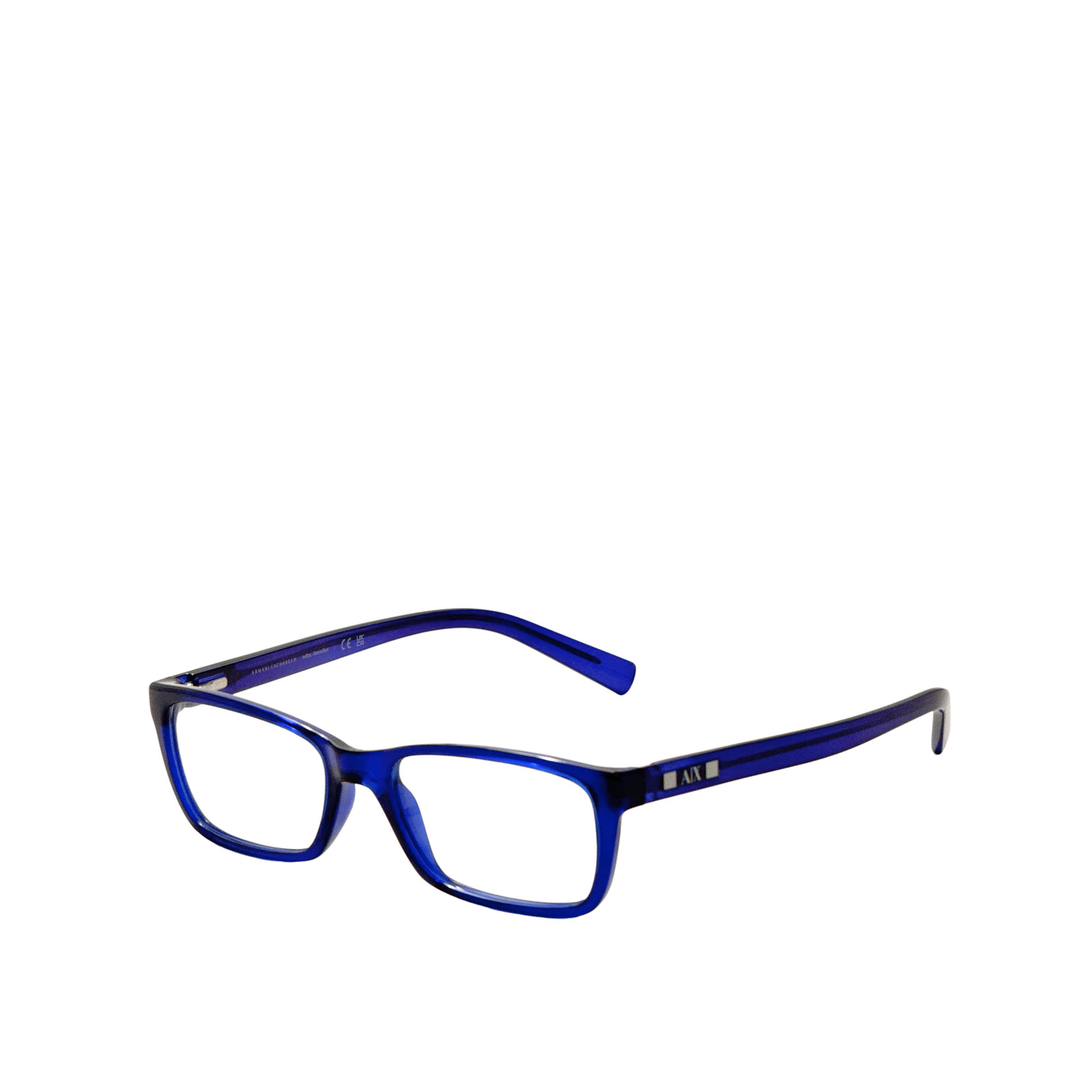 Armani Exchange Mens 53mm Shiny Transparent Blue Opticals AX3007-8018-53 8790₽