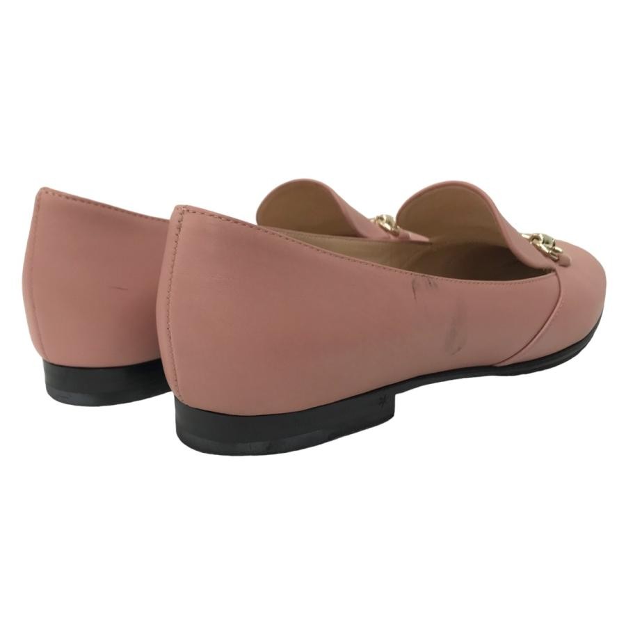 GUCCI Horsebit Leather Loafers Dress Shoes Size:37.5/JP:24.5 Pink 141155K Authen thumbnail 2