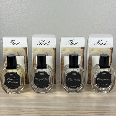 Lot Of 4 New Goda Extrait De Parfum Conquerer/Royal 54/Endless Passion/Harmonia