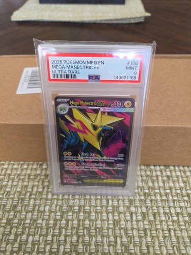Mega Manectric ex graded PSA 9 for sale on eBay