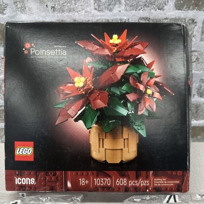 LEGO 10370 POINSETTIA BOTANICAL COLLECTION HOLIDAY