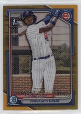 2024 Bowman Chrome Prospects Gold Refractor 37/50 Fernando Cruz #BCP-197 8yo