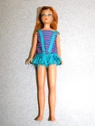 Barbie:  VINTAGE Redhead TWIST & TURN SKIPPER Doll No Box!
