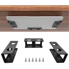 Under Desk Laptop Mount, Metal Under Desk Shelf Holder for Laptop, Mac mini, ...