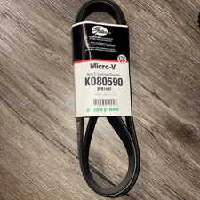 Serpentine Belt Green Stripe Micro-V Belt Gates K080590 New