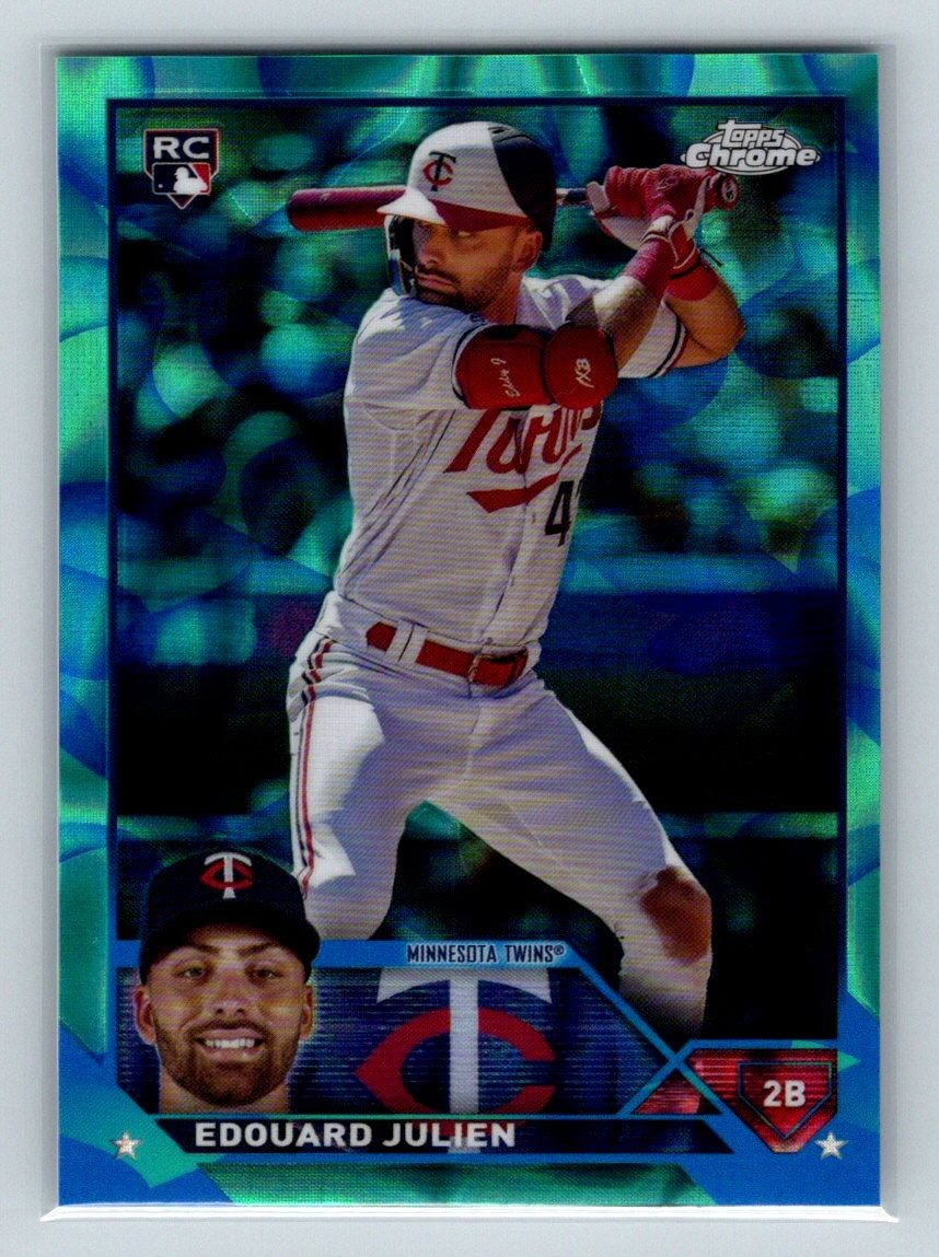 2023 Topps Chrome Update #USC79 Edouard Julien Aqua/Blue Lava Lamp #/175