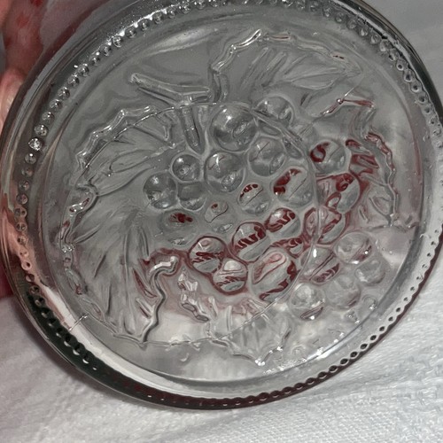 Vintage Denney's Minute Maid Juice Carafe Glass Advertising Pitcher Jug 1 Liter - Picture 4 of 5