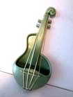 Red Wing USA Pottery  Vintage Violin Wall Pocket Shiny Green M-1484 MCM