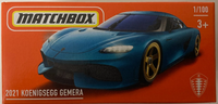 Matchbox 2024 - 2021 Koenigsegg Gemera - Power Grabs - Neu & Ovp