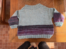 Boy's hand knitted wool sweater