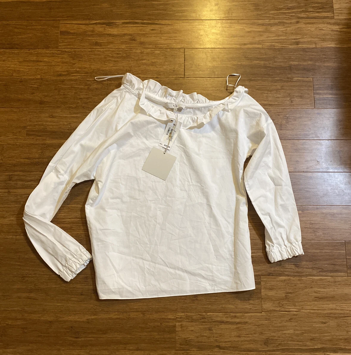 Tibi one shoulder top sales
