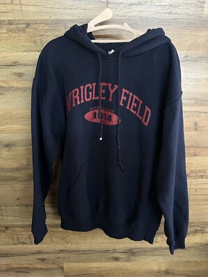 Wrigley Field Hoodie Chicago Cubs Men’s Medium