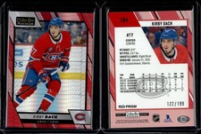 2023-24 O-Pee-Chee Platinum Red Prism #194 Kirby Dach /199