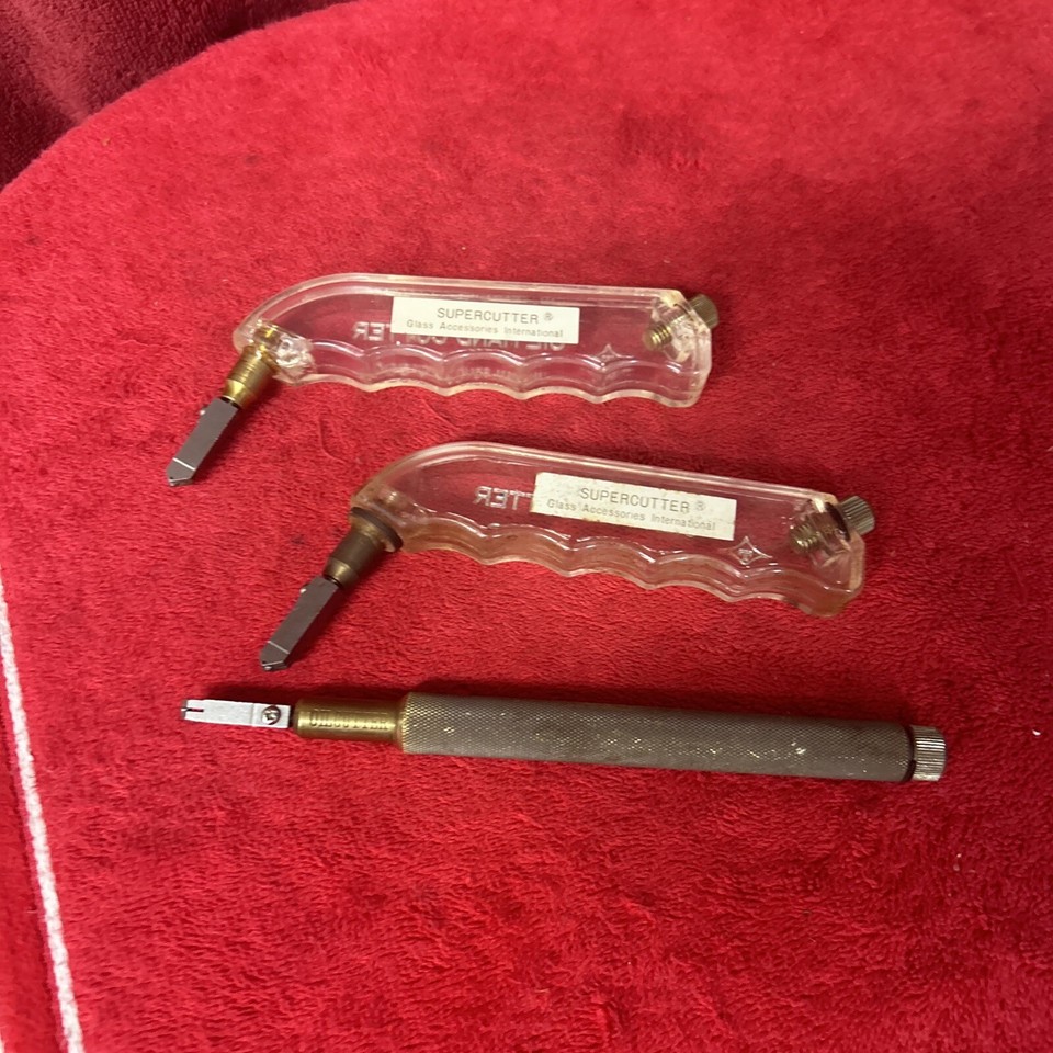 Clear Oil Hand Cutter Toyo TC600 (2) Lot Plus Toyo TC10 for Glass