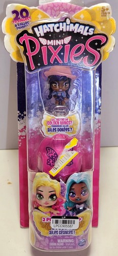 Bambole HATCHIMALS MINI PIXIES 2 Pixies + ali jumbo nuove - Foto 2 di 5