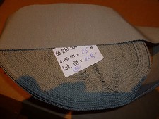 4,9 METER ( €2,00/m) RIPSBAND, HUTBAND FARBE HELL-OLIVGRÜN Breite 68 mm Nr. 80