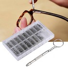 1000 Edelstahl kleine Schrauben kleine Muttern Schrauben für Brillen Watch Handy