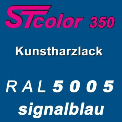 1 kg STC 1K Kunstharzlack RAL 5005 signalblau glänzend seidenglänzend seidenmatt