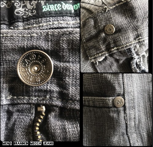e Branded stile Mecca Mecca alti 36 Jeans rilassati uomo Grandi nIEqfx8f