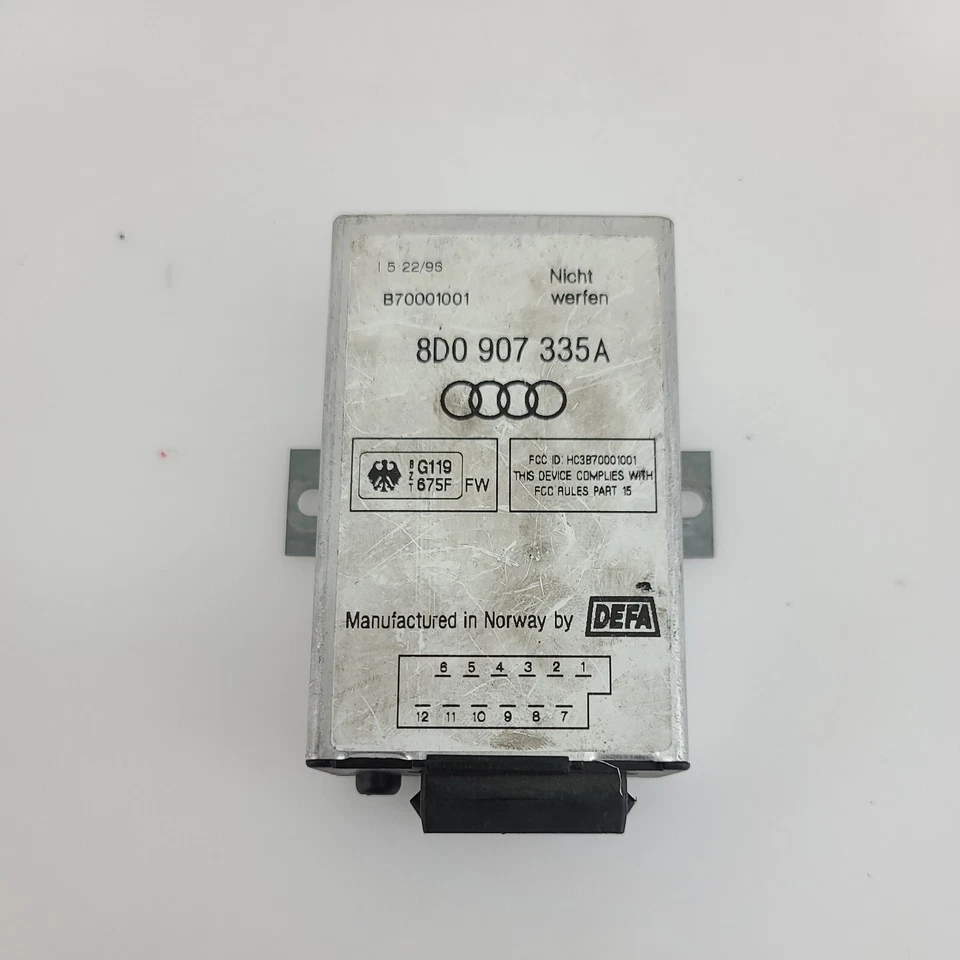 1996 Fits Audi A6 Keyless Entry Control Module Computer Receiver 8D0907335A - Image 3 of 4