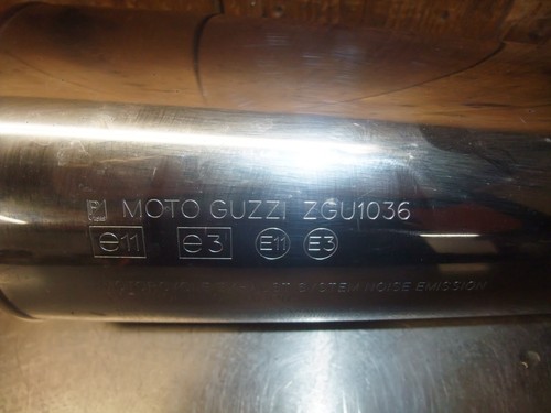 Moto Guzzi V7 III Special 2017-20 Left Exhaust Silencer Can Excellent Cond #236 - Picture 7 of 9