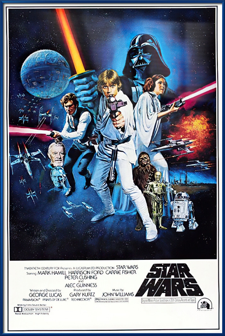 Star Wars: Episode IV - A New Hope - Framed Movie Poster