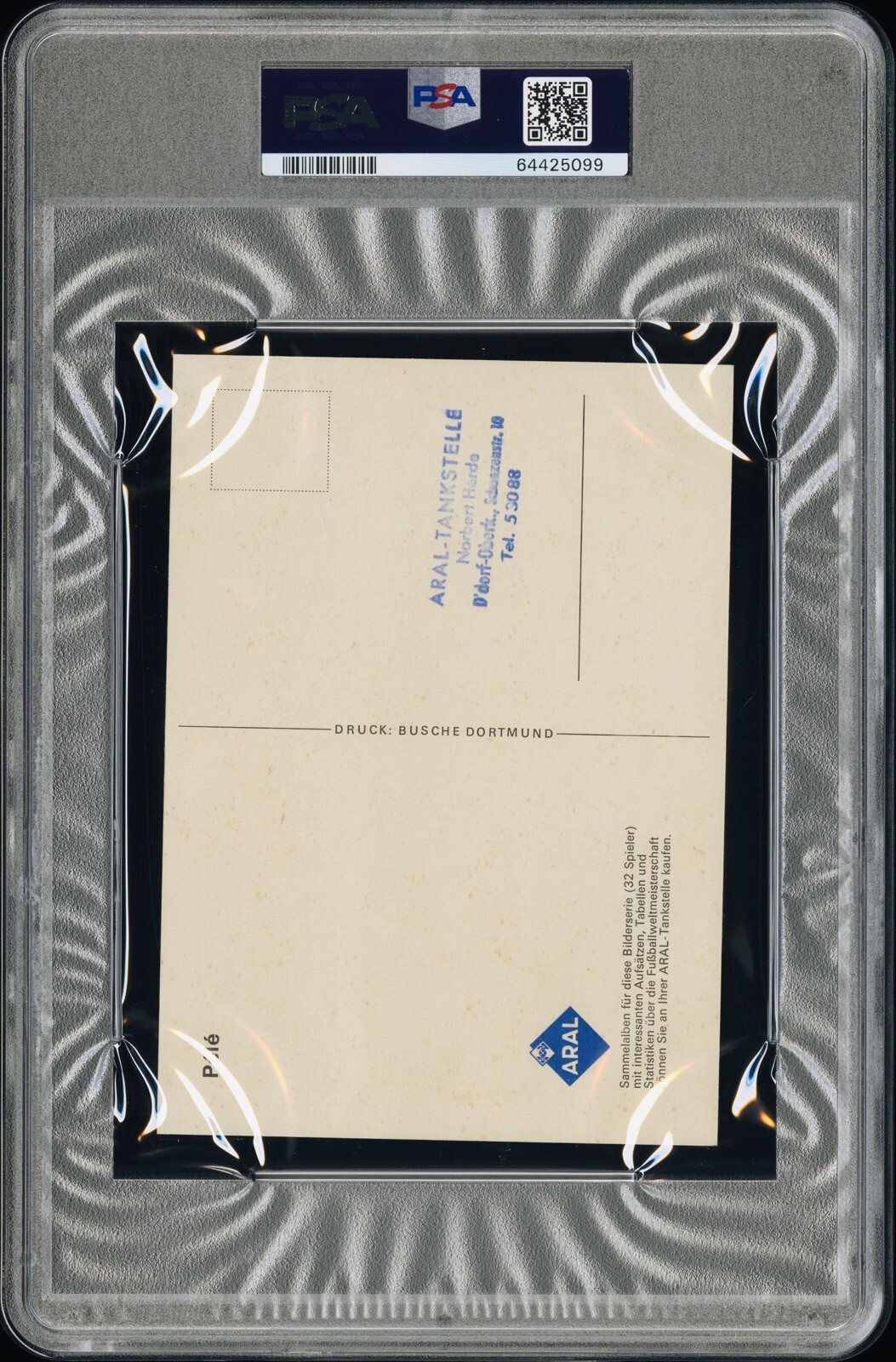 RARE💎1966 PELE ARAL FUSSBALL WELTMEISTERSCHAFT PSA 5 ONLY 4 HIGHER GRADES topps view 3