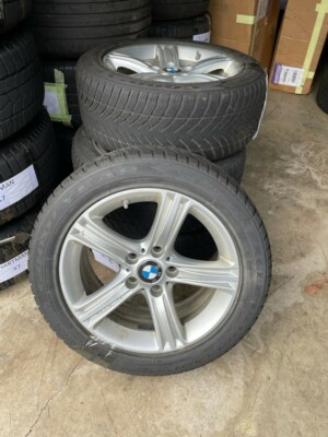 セット 4本 BMW 225/50R17 17×8Ｊ 5穴120 2013年 ピレリ■28Y