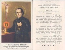RARO SANTINO DI SAN GASPARE DEL BUFALO N.3253