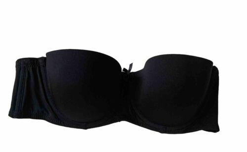 New Without Tags New Look Strapless Padded Underwired Bra Black 32B - Picture 1 of 2