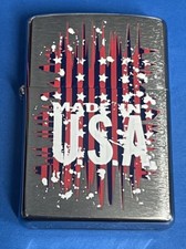 ZIPPO 2008 MADE IN USA CHROME LIGHTER UNFIRED IN BOX A712