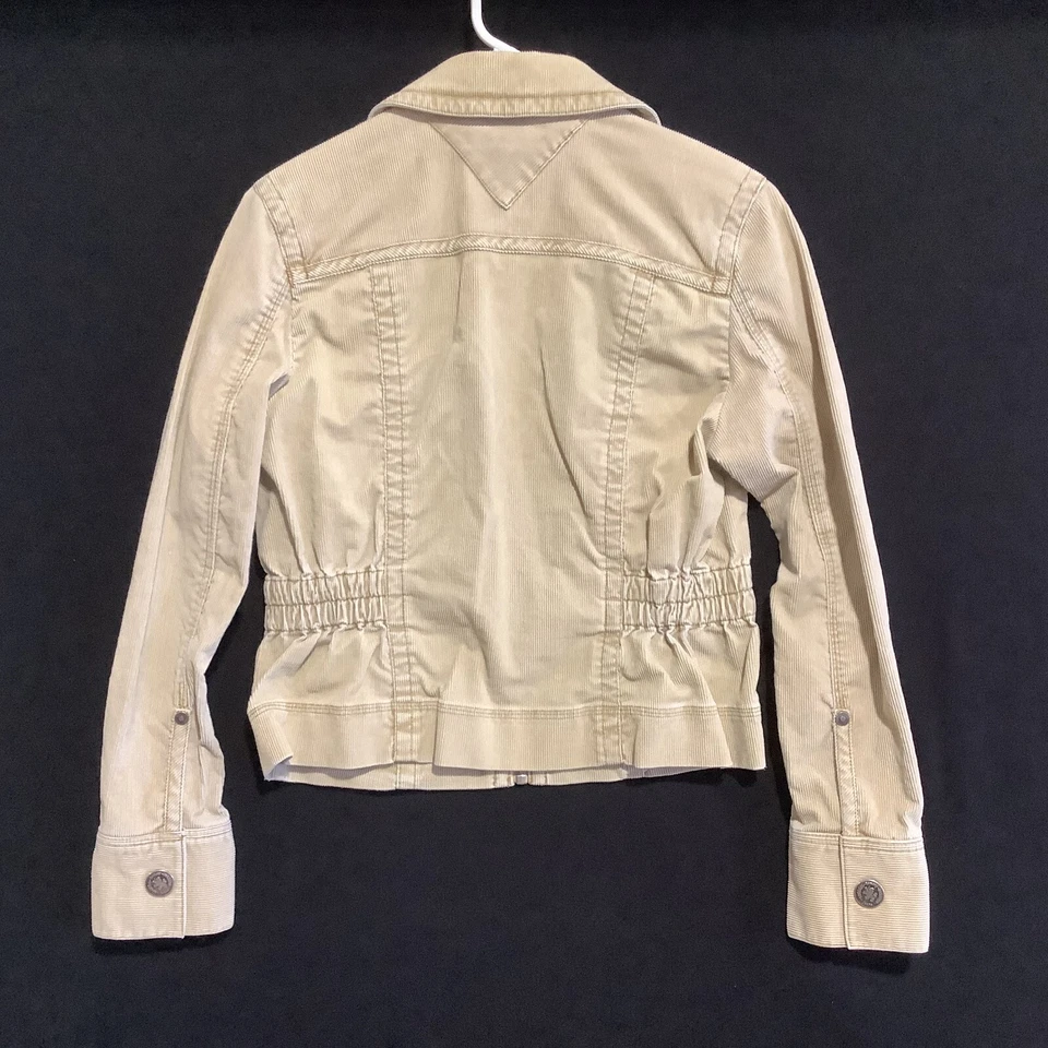 Chaqueta Tommy Hilfiger Pana Tostada 4 Bolsillos Frontales Cremallera Completa Talla L Tommy Jeans Foto 4 de 4