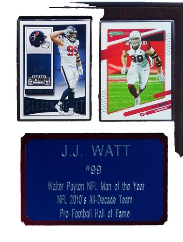 J.J. Watt NFL Plaques