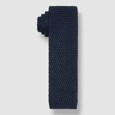 Tommy Hilfiger Men's Blue Easton Knit Tie Size Size 56x2.3