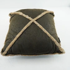 Lovesac Pillow  used couch 15x15 brown leather look house