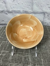 Steelite International England White Beige Brush Stroke Bowl Diameter 6 1/4"