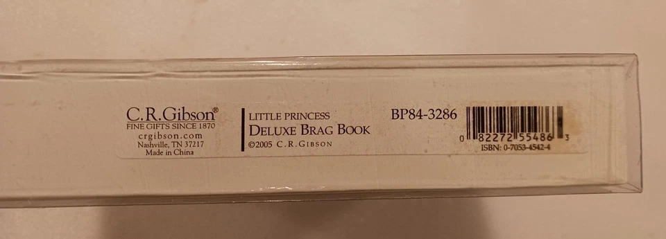 Libro Brag de lujo bebé niña pequeña princesa con pedrería CR Gibson (nuevo en caja) Foto 2 de 2
