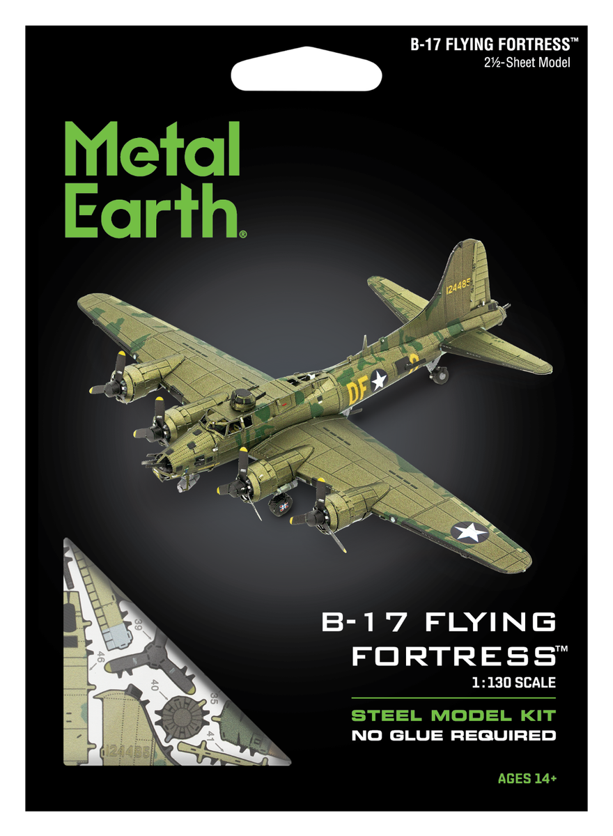Fascinations Metal Earth B-17 FLYING FORTRESS WWII Heavy Bomber