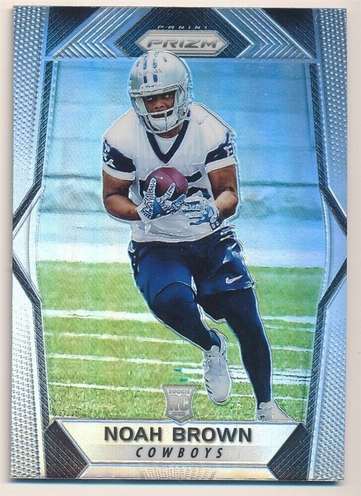 NOAH BROWN 2017 PANINI PRIZM #280 RC ROOKIE SILVER PRIZMS DALLAS COWBOYS MINT SP