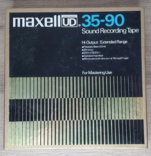 Maxell Ud 35-90 Sound Recording Tape High Output/extended Range Lot Of 3