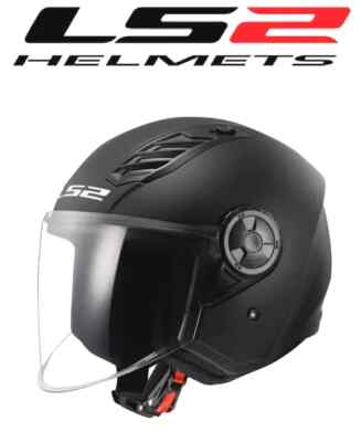 JETHELM LS2 AIR FLOW 2 GRÖSSE XL SCHWARZ MATT NEU