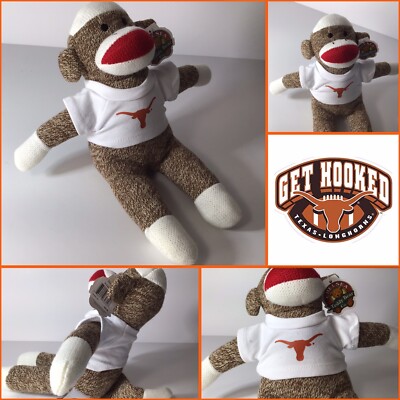 sock monkey teddy bear