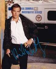 MICHAEL WEATHERLY signed autograph 20x25cm NAVY NCIS in person autograph ACOA