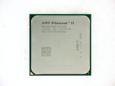 AMD Phenom ii B55 3.0GHz 6MB L3 Dual Core hdxb55wfk2dgm am3 am2+ 545