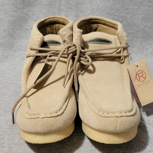 Roper Gum Sticker Chukka Boots Men's Size 8 Tan Shoes - Picture 2 of 7