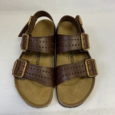 Birkenstock New w/ Box Milano Bold Gap Roast Leather Regular Width - Select Size