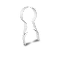 SuperClip™, White, 23-25mm Super Cable Clips, Pack of 25