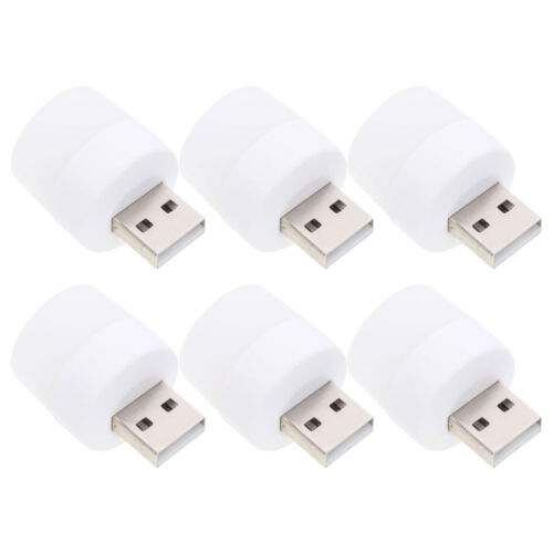  6 PCS Travel Night Light USB Lights for Car LED Bedroom Supahbadd Portable Bulb - Afbeelding 1 van 12