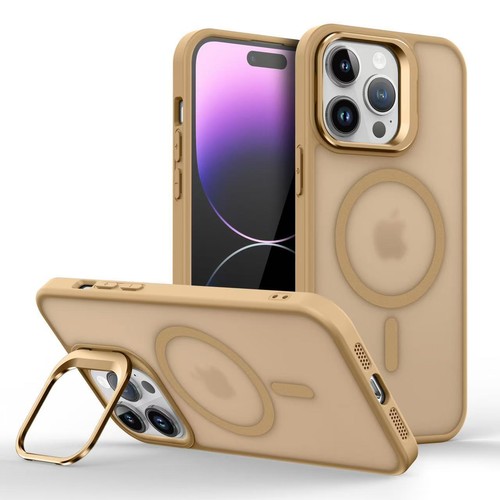For iPhone 16 Pro Max 15 14 13 12 11 Magnetic Lens Stand Glass Screen Hard Case - Picture 39 of 76